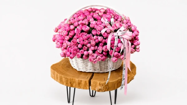 Корзина "Pink Bloom", изображение 2